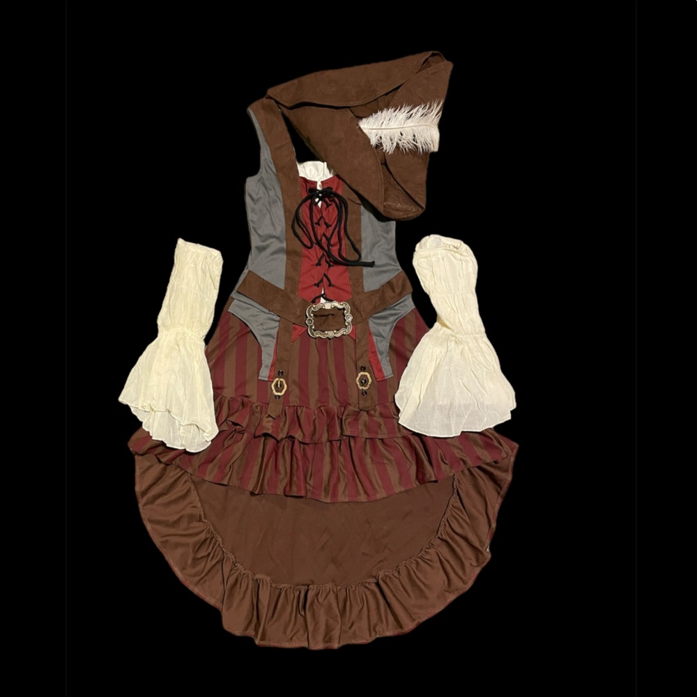 Castaway pirate halloween costume